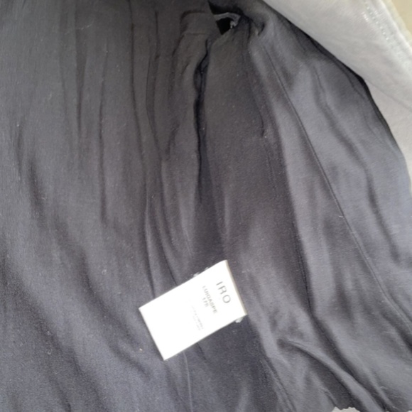 $1295 IRO Luigaspe Gray Leather Motorcycle Jacket sz 0 FR 34 - Picture 8 of 9